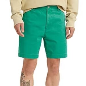 LEVIS CHINO SIZE L Men's Green Shorts NEW.